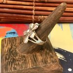 Silpada  Rare Silver Five Petal Flower Ring Size 8 Photo 1