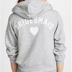 Wildfox  💋🦊 Bridesmaid Regan gray NWT Hoodie only Photo 1
