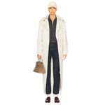 Sporty & Rich Sport Quarter Zip Sweater in Faded Black & Cream Small New Womens Photo 4