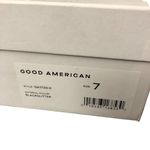 Good American Glitter Over the Knee Boots Pointed Toe Stiletto Slouchy Black 7 Photo 7