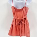 Vintage Y2K 2000s Puka Shell Beaded Tunic Tie Back Tank Top Pink Photo 1