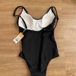 Target Women's Floral One Piece Swimsuit - Black and Red Photo 1