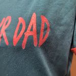 LuLaRoe *5/$25 Sale*  Liv tee "Ask Your Dad" teal & pink sz M Photo 5