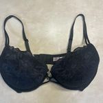 Victoria's Secret  Black Floral Lace Bra Photo 1