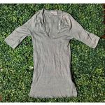 Michael Stars  Gray Short Sleeve Relaxed Top Size OS Photo 0