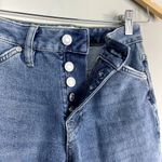 Free People We the  Jeans Womens 25 Blue‎ Distressed Cropped Button Fly Stretch Photo 7