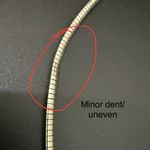 Diamonds International Safi Kilima Tanzanite Silver Omega 18” Chain Necklace 14g Photo 12