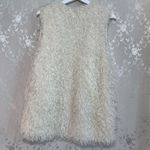 love on a hanger  Faux Fur Cream Vest Small Photo 2