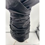 Teri Jon for Rickie Freeman Black Crinkle Taffeta Dress Size 6 Vintage Photo 9