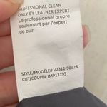 Vince  Boucle Lamb Leather Sleeve Moto Jacket Gray Black Womens XS Asymmetric Zip Photo 8