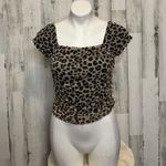 Cheetah Crop Top Multi Size M Photo 0