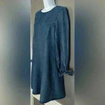 Velvet Heart  Demin Long Sleeve Women's Dress (334) Photo 4