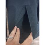 Armani Exchange Black Moto zipped women jacket pockets size M Elbow Patch Lined Photo 3