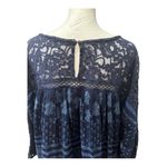 Free People Sun Daze Navy Blue Lace Mini Dress Photo 5