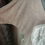 Delirious Khaki and Cream 1/2 Sleeve Scoop Neck Mesh Skull Design Shirt Size Med Photo 5