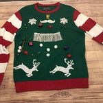 Ugly christmas sweater adult unisex size XL Red Photo 0