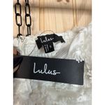 Lulus NWT  Quite Perfect White Floral Embroidered Strapless Midi Dress Tube Sz S Photo 4