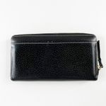 Kate Spade  Pebbled Leather Rectangle Zip Around Wallet Black Photo 2