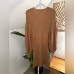 STAUD  Marylebone Knit Sweater Dress in Camel Medium‎ Photo 3