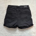 American Eagle  Black Ripped Denim Shorts Photo 1