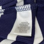 Beach Break Womens Classic Striped Hooded Tunic White‎ Navy Blue Size Large Photo 5