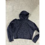 Athleta  Navy Printed Farallon Hooded‎ Sweatshirt #572247 Small Photo 2