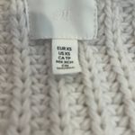 H&M White Crop Off-Shoulder  Sweater Chunky Knit Photo 2