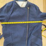 Babel Fair collarless trench jacket Blue Photo 15