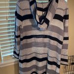 Faded Glory Striped Hooded Cardigan Photo 4