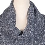 Flax heather grey oversized turtleneck tunic sweater in size Petite/Small. EUC Photo 1