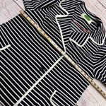 Anthropologie  Striped Peacoat Blazer Navy White Size XL Photo 5