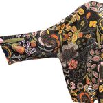 Missoni Blouse Women’s Large Silk Fall Black Floral Boho Flowy Made in Italy Photo 6