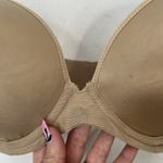 Le Mystere Size 34DDD 34F Bra Natural Sculptural Strapless Push Up Nude Beige Tan Photo 2