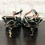 Kate Spade Giraffe Print Patent Leather Slingback Heels Sandals Size 7B Photo 4