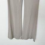 [TRESSER] Tan Criss Cross Tie Waist Ruched Low Rise Flare Leg Pants Size Small S Photo 8