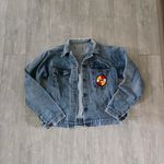 Women's Blue Jean Jacket Packwork Vintage Coat Fall Winter Size M Photo 1