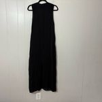 Johnny Was Sleeveless Embroidered Lace Eyelet Maxi Dress Black Size M Photo 2