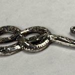 Snake Skull Pendant Charm for Necklace Silver Color Metal Goth Photo 12