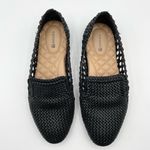 Birdies The Woven Starling Flat Loafer Black Faux Leather Smoking Slipper 7.5 Photo 7