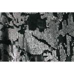 Romeo + Juliet Couture Black Velvet Sequin Skirt Pencil Straight Size MED Photo 5