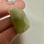 Natural jade pendant necklace Green Photo 10