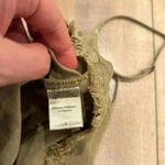 Young Fabulous and Broke  Rehan Swing Linen Blend Tank Cami Top Shirt Olive Green L Photo 4