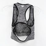 women's best  Gray Racerback Cutout Scoop Neck Unpadded Sports Bra Size Medium Photo 1