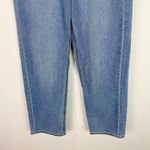American Eagle Hi-Rise Paperbag Denim Jeans Medium Wash Size 8 SHORT 8S EUC Photo 2