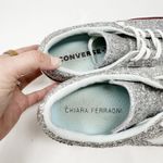 Converse [] Chiara Ferragni Size 9 Silver Glitter One Star Ox Platform Sneakers Photo 10
