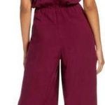 Gal Meets Glam  Purple Maroon Luella Jumpsuit Size 12 Photo 1