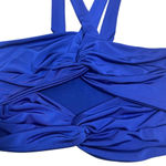 Forever 21  Women’s Cut Out Crop Top in Royal Blue Size M Photo 7