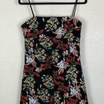 Urban Outfitters Black Floral Mini Dress Photo 1