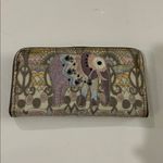 Sakroots  whimsical artsy elephant embellished ladies wallet Photo 5