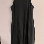 Mod Ref  Women’s Black Ribbed Sleeveless Stretch Midi Dress Size M Photo 0